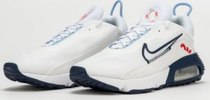 Nike Air Max 2090 white / midnight navy - chile red Nike