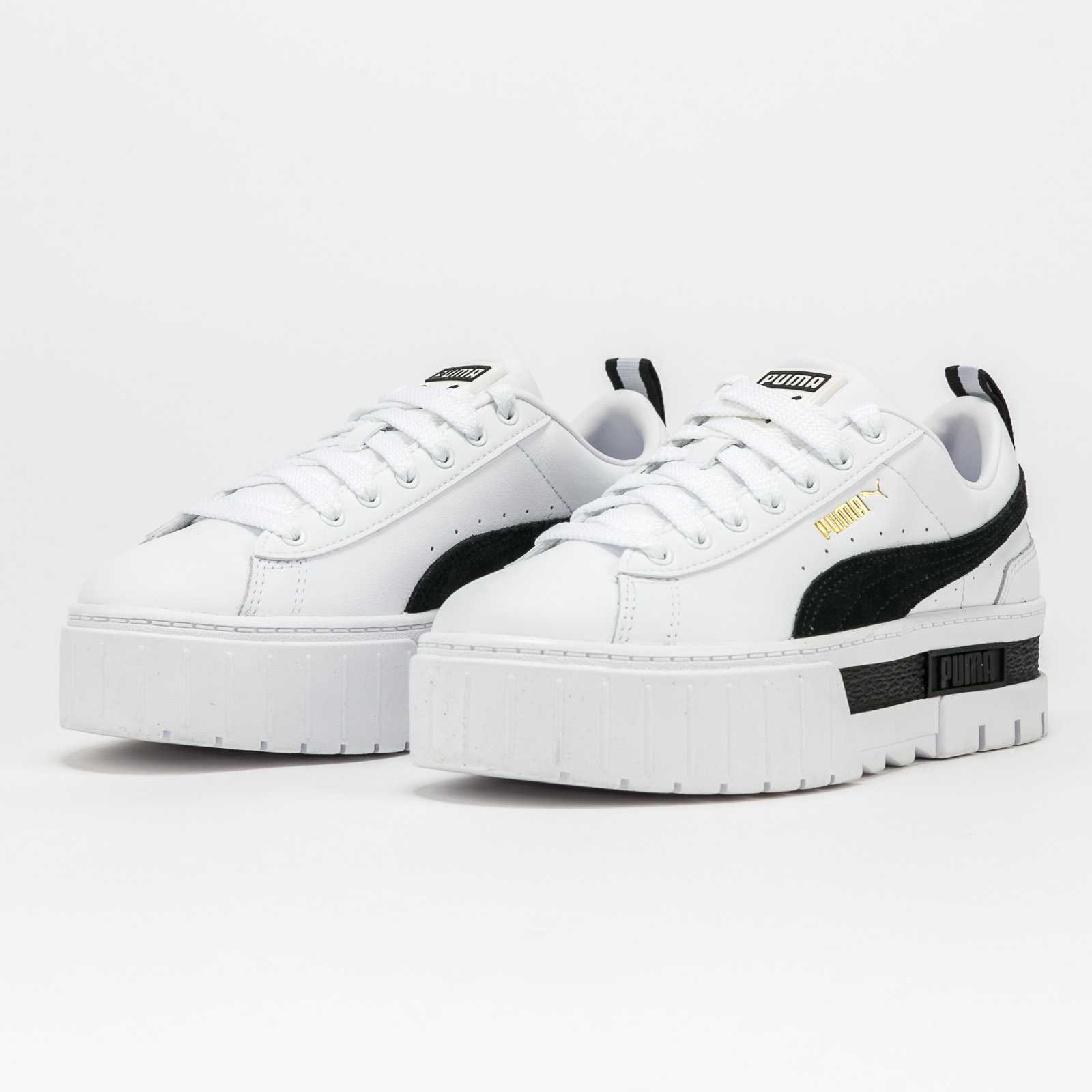 Puma Mayze Leather Wn's puma white - puma black Puma