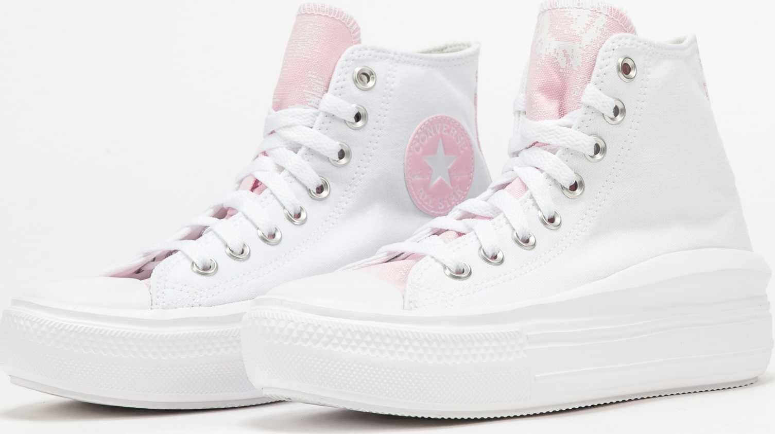 Converse Chuck Taylor All Star Move Hi white / pink foam / white Converse