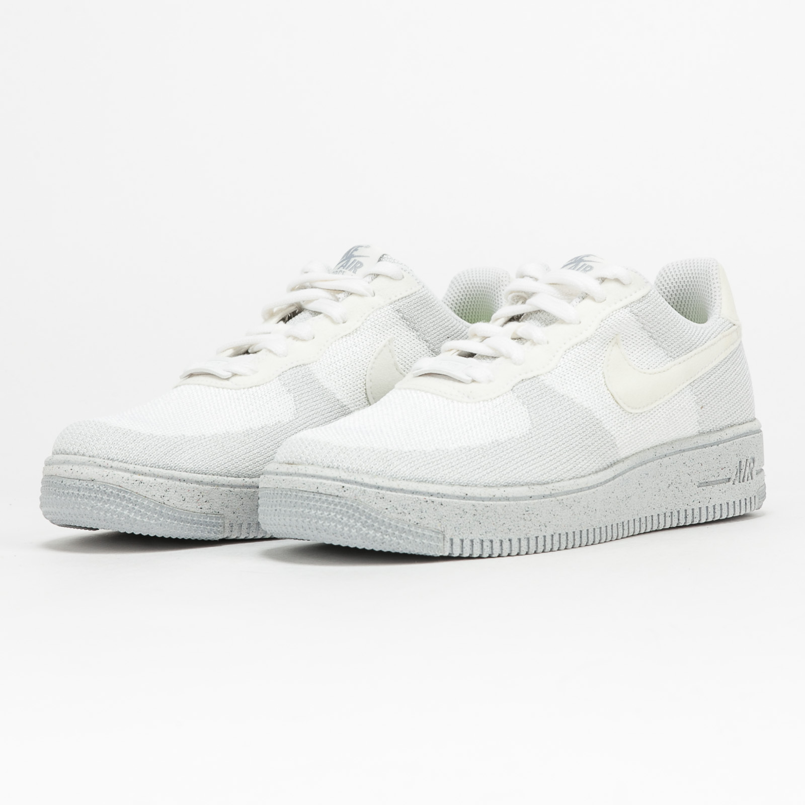 Nike Air Force 1 Crater Flyknit (GS) white / white - sail - wolf grey Nike
