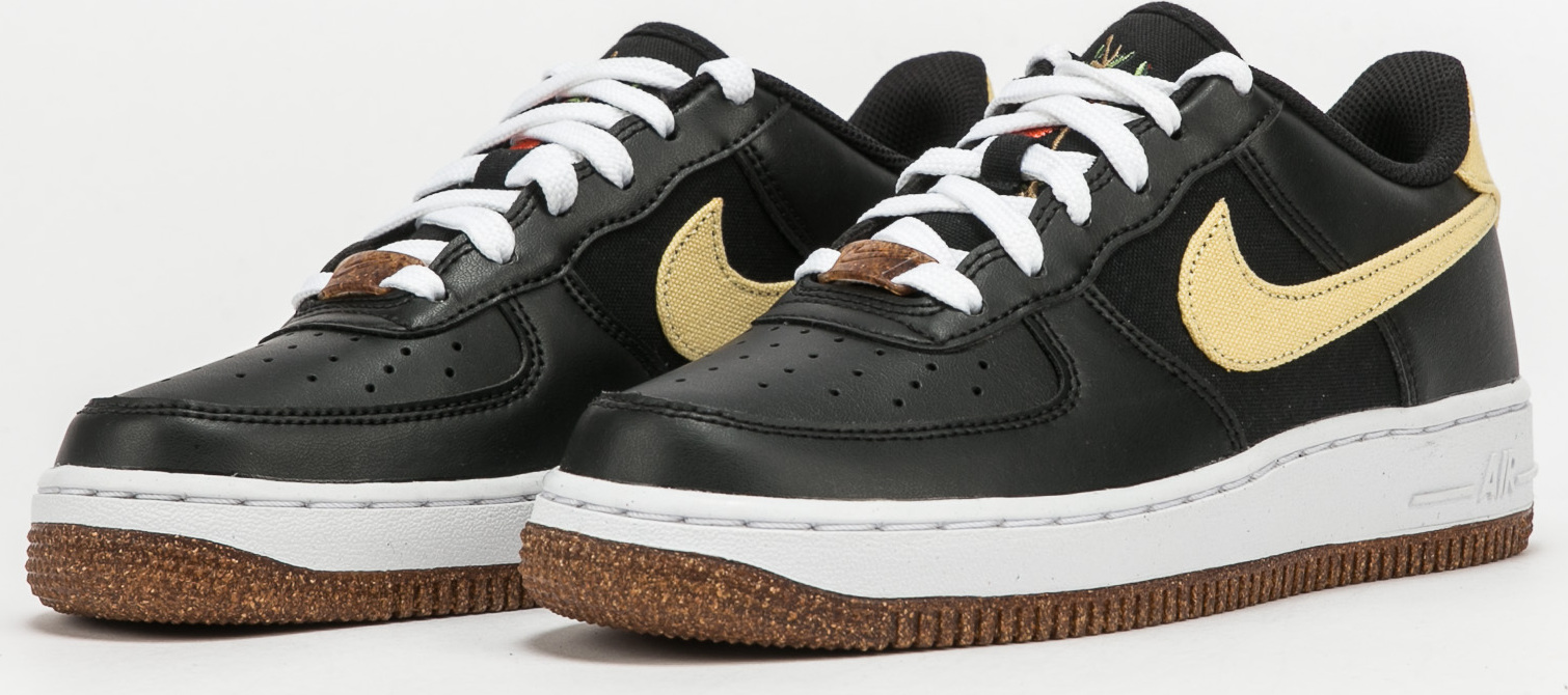 Nike Air Force 1 LV8 black / white - solar flare Nike