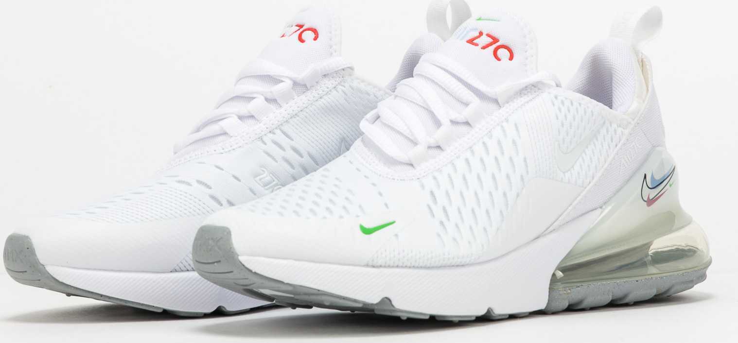 Nike Air Max 270 GS white / lt green spark - aluminum | Super-Kecky.cz