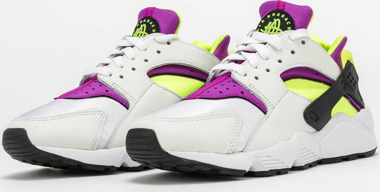 Nike W Air Huarache white / neon yellow - magenta Nike