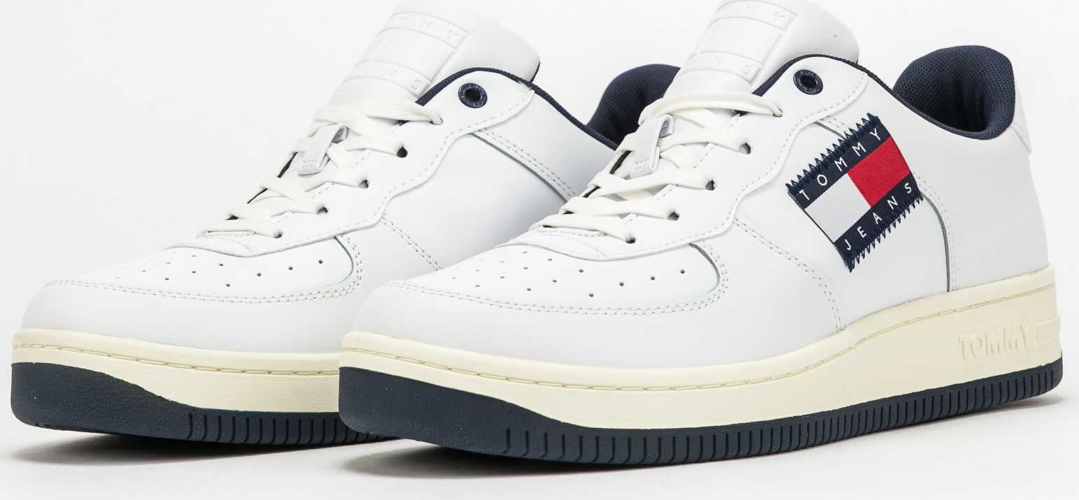 TOMMY JEANS Basket Cupsole Logo TJM white Tommy Jeans