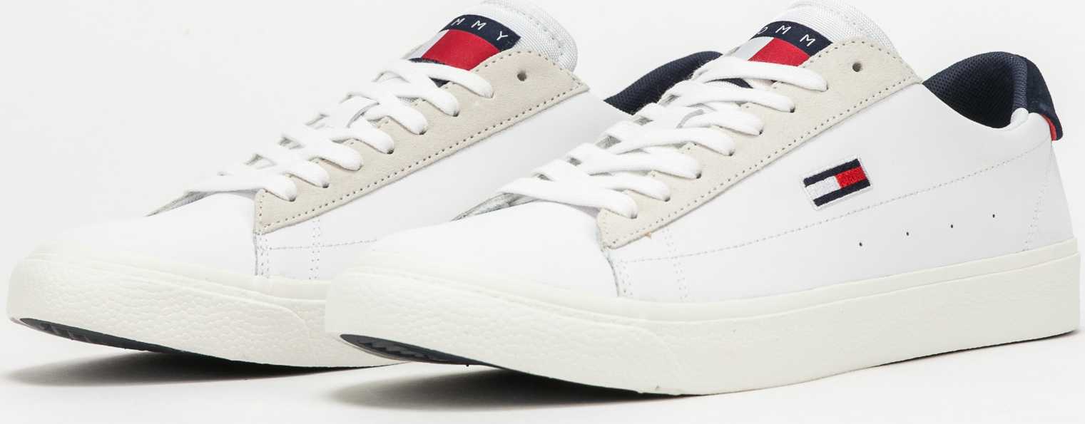 TOMMY JEANS Retro Vulc JTM Leather white Tommy Jeans