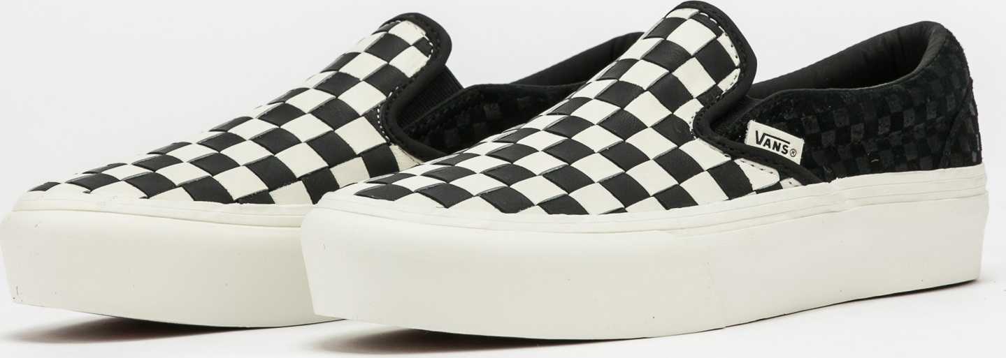 Vans Classic Slip-On Platform (woven) leather / blanc de blanc Vans