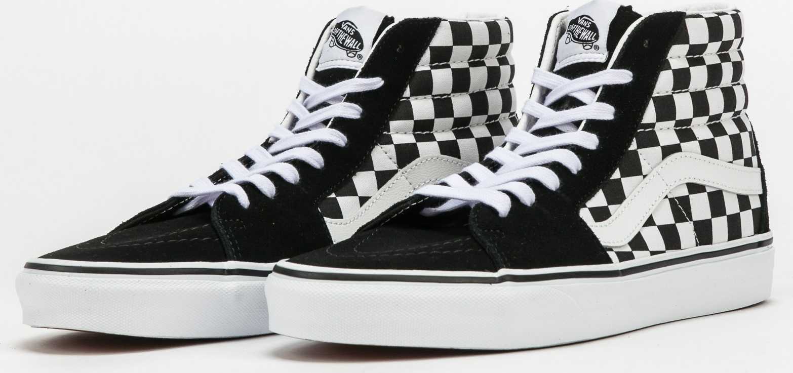 Vans SK8 - Hi (checkerboard) black / true white Vans