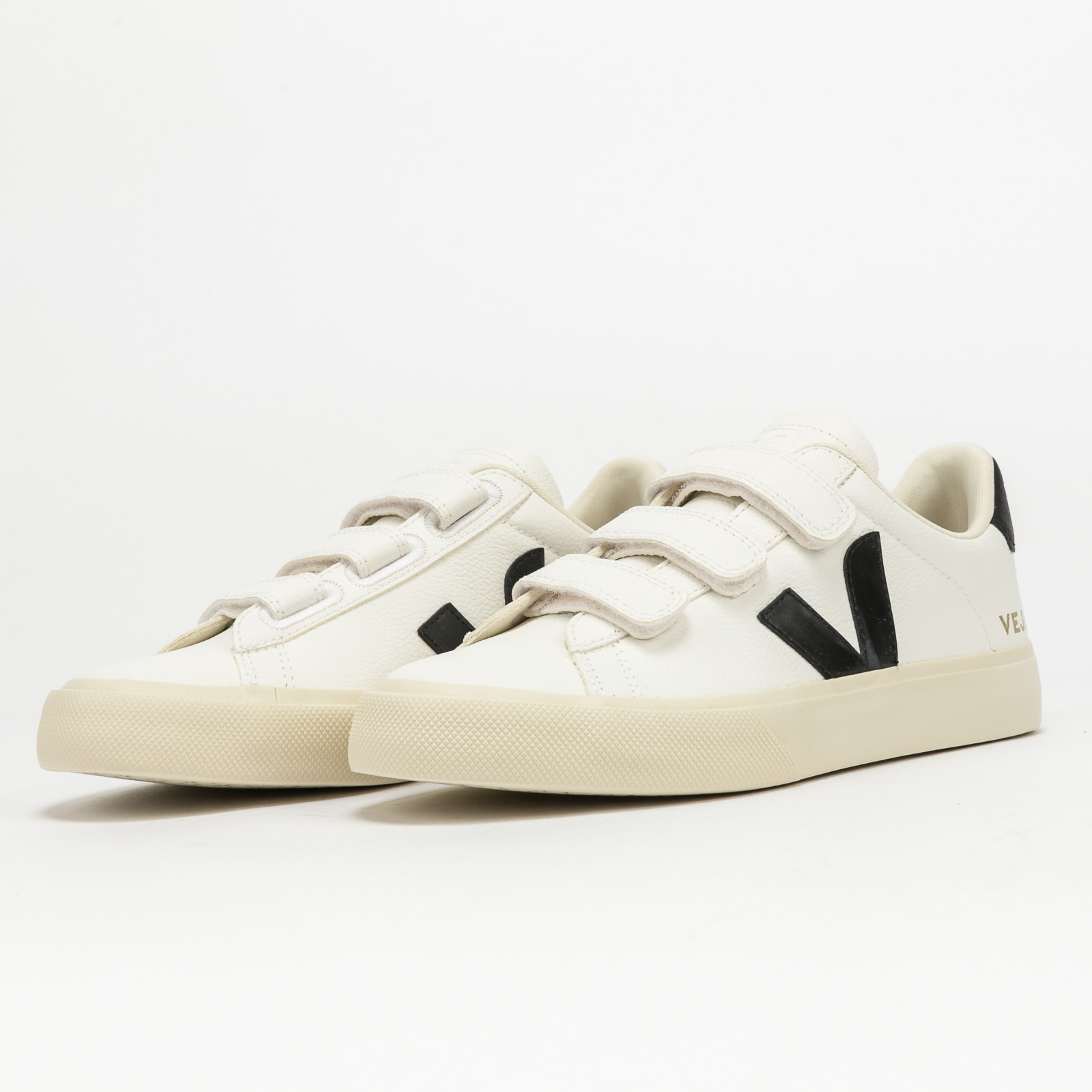 VEJA Recife Logo Chromefree extra white / black Veja