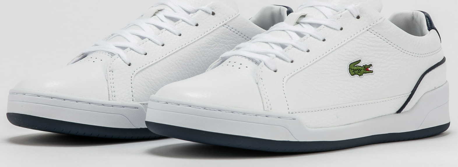 LACOSTE Challenge Leather white / navy Lacoste