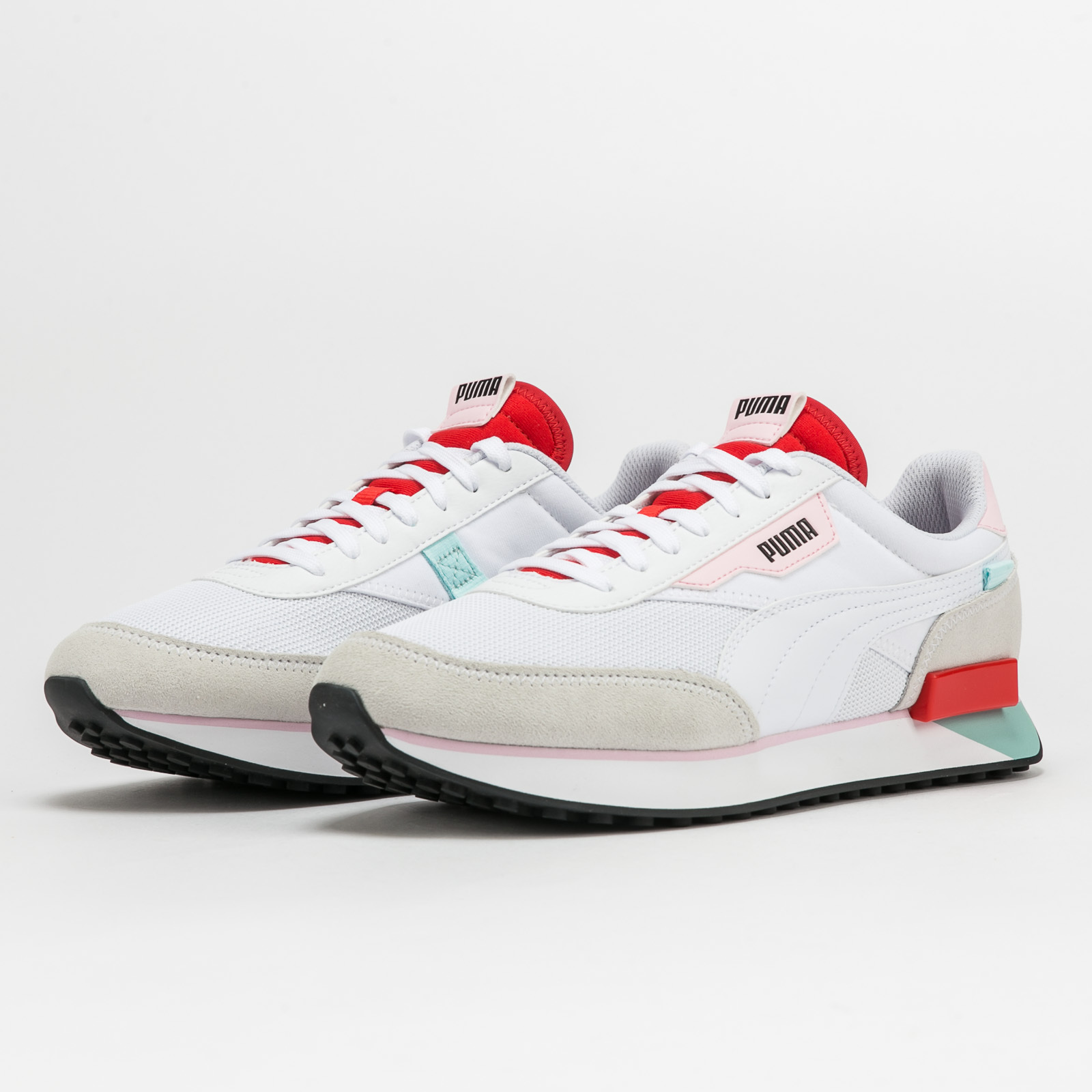 Puma Future Rider Neon Play puma white - poppy red Puma