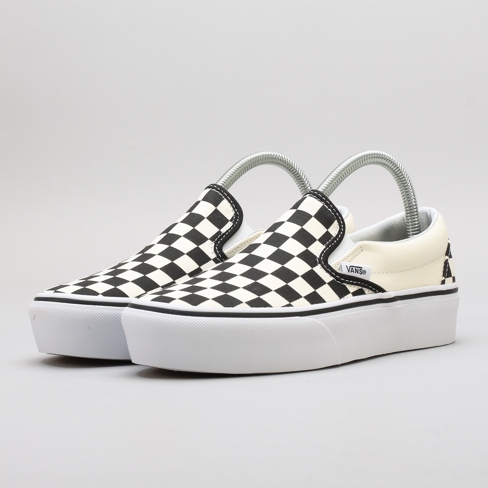 Vans Classic Slip-On Platform black & white checkerboard / white Vans