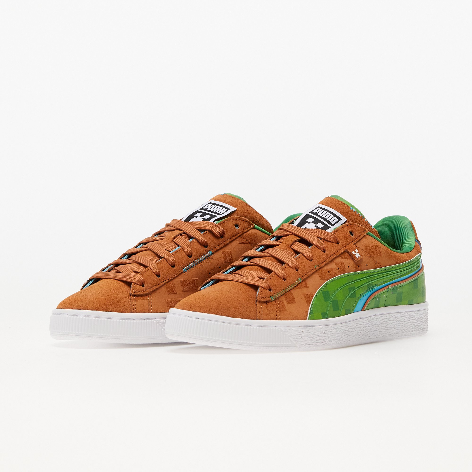 Puma Suede Minecraft hnědé Puma