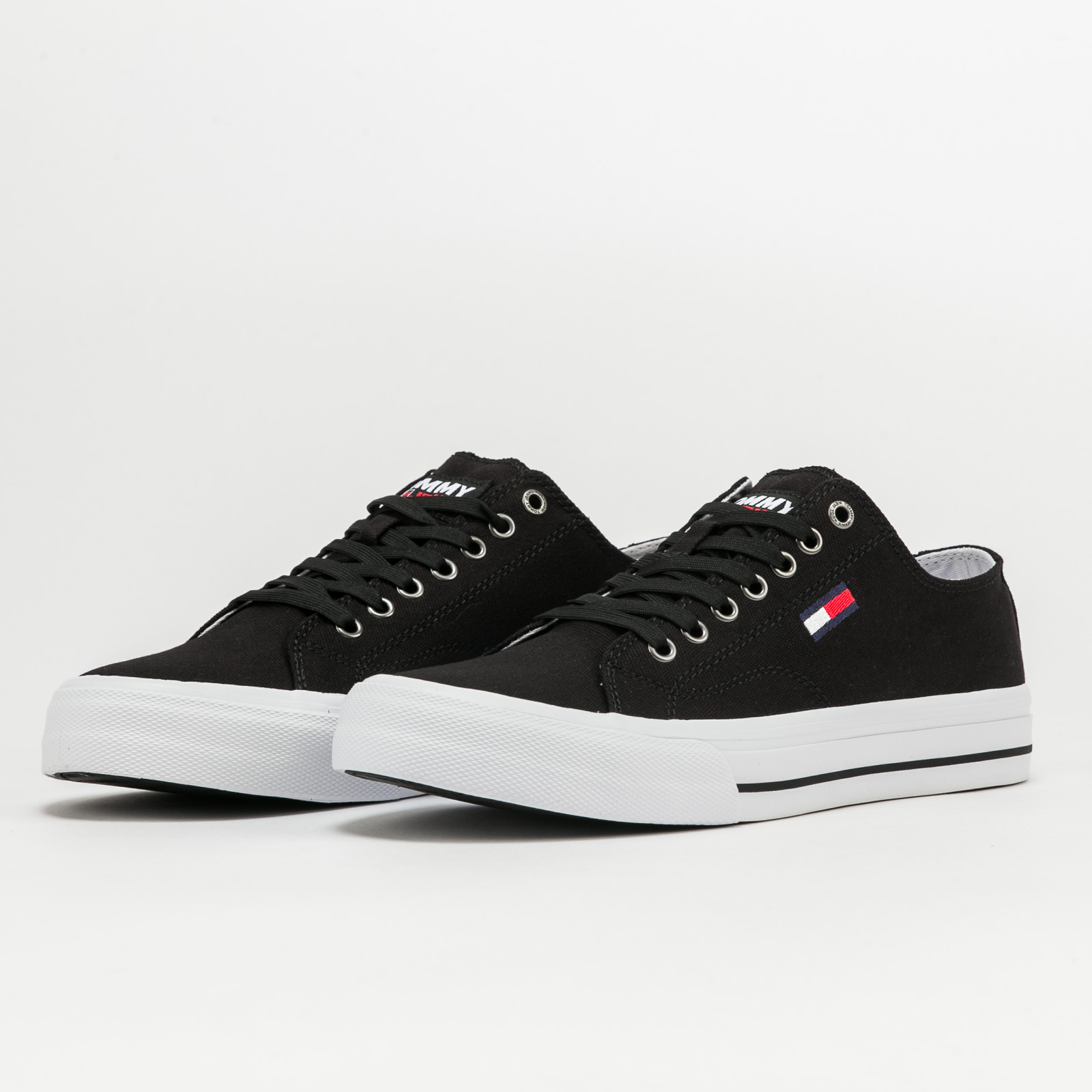 TOMMY JEANS Long Lace Up Vulc black Tommy Jeans