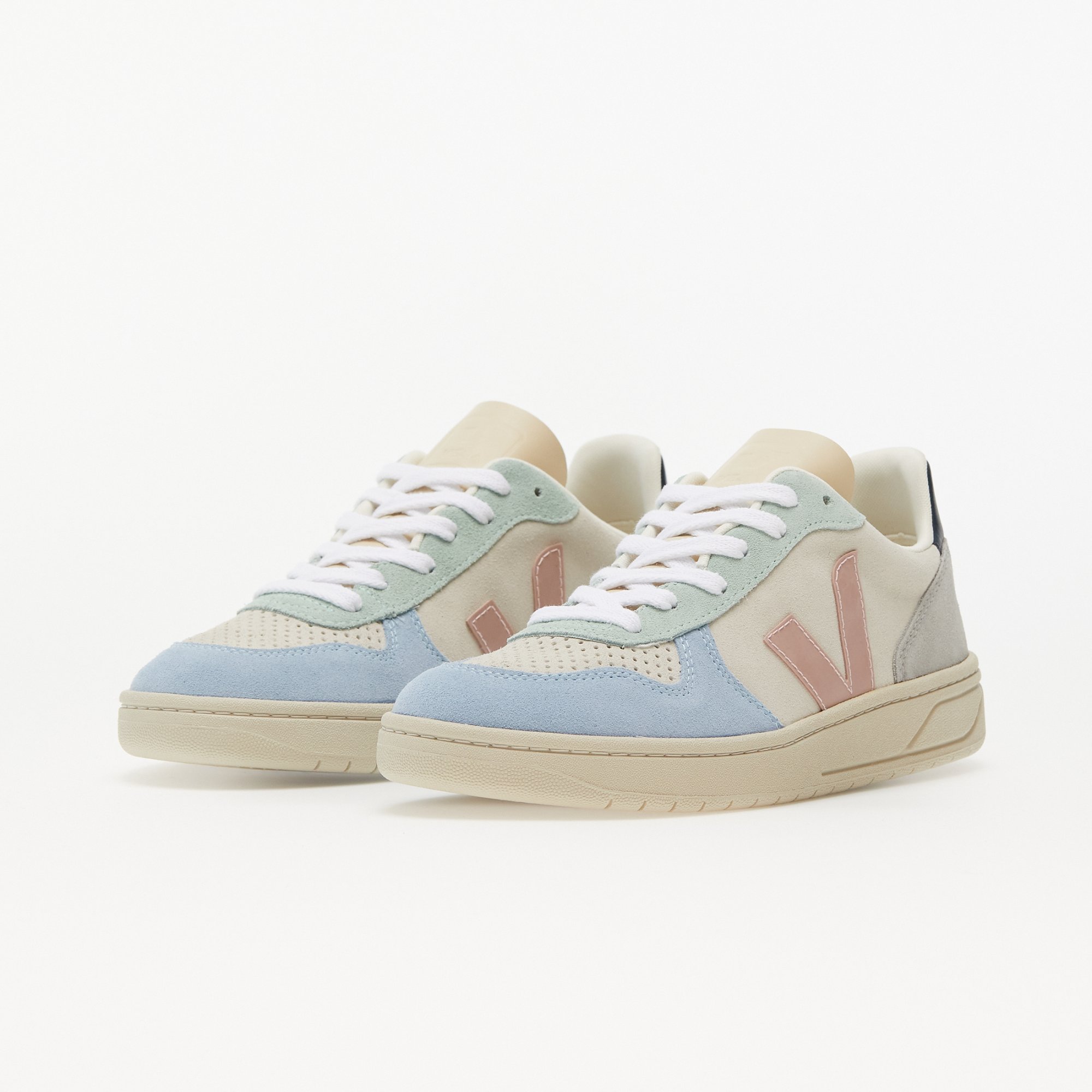 VEJA V-10 Suede multicolor/natural/babe Veja