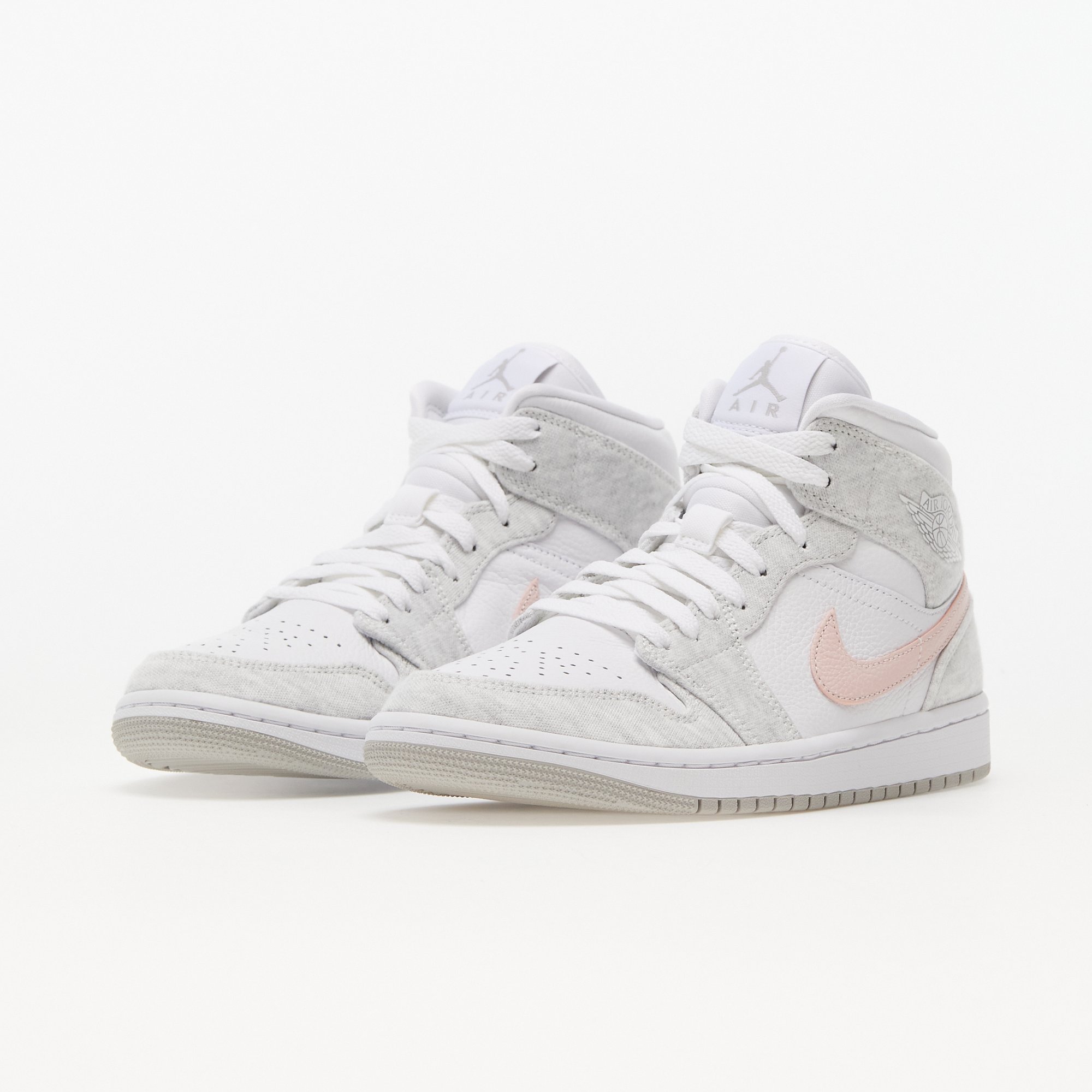 Jordan Air 1 MID LT IRON ORE/ATHMOSPHERE-WHITE Jordan