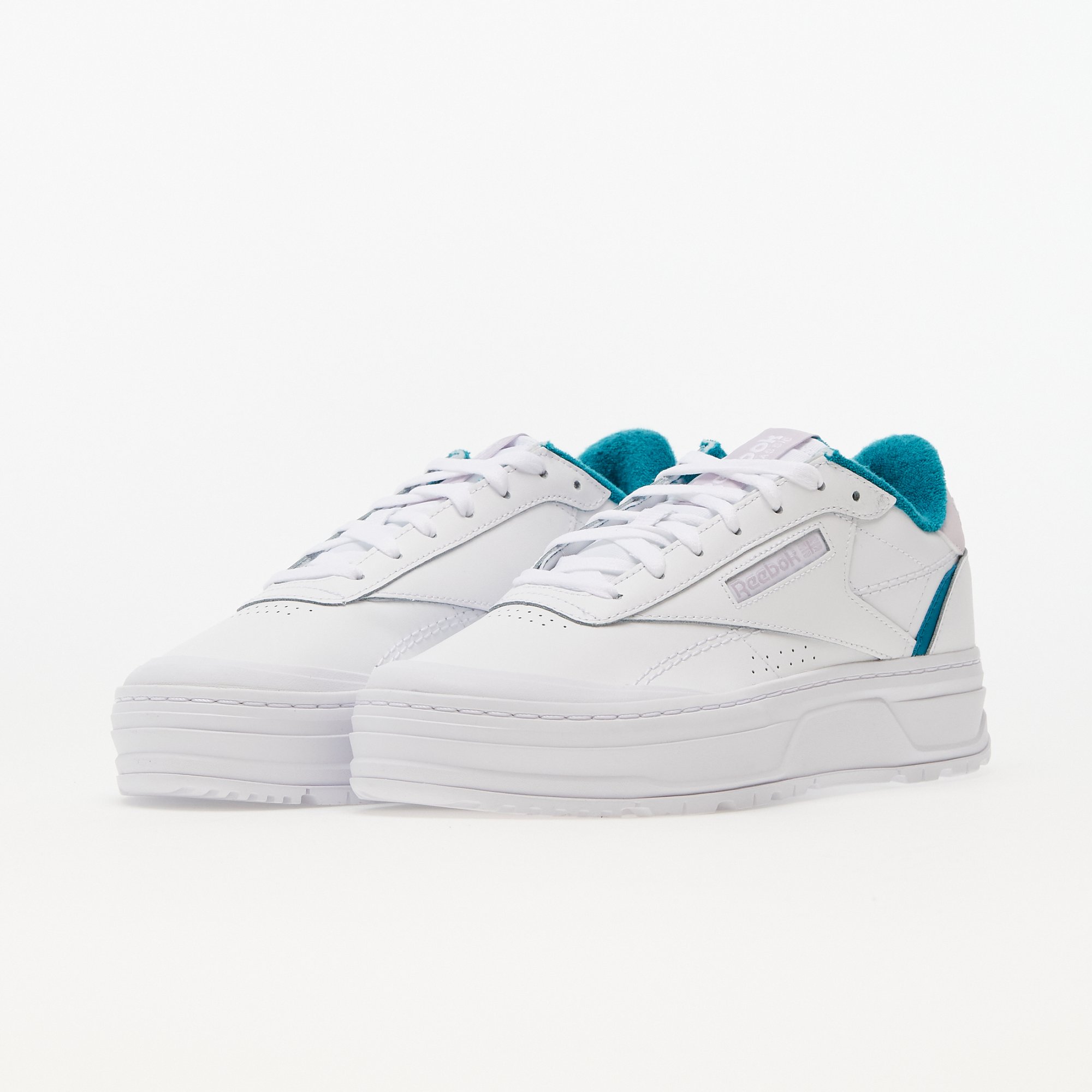 Reebok Club C Double GEO cloud white/seaport teal/quartz glow Reebok