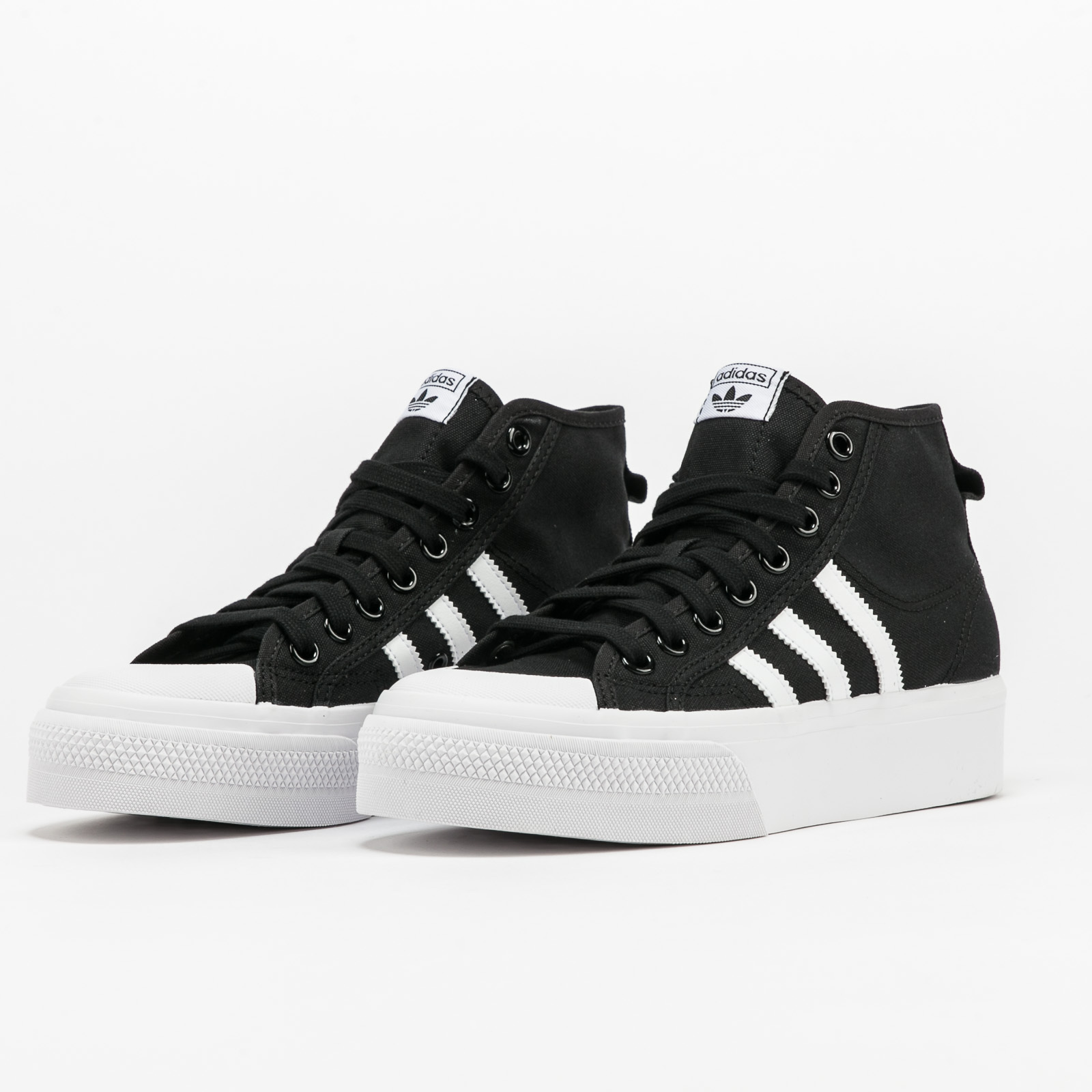 adidas Originals Nizza Platform Mid W clback / ftwwht / ftwwht | Super ...