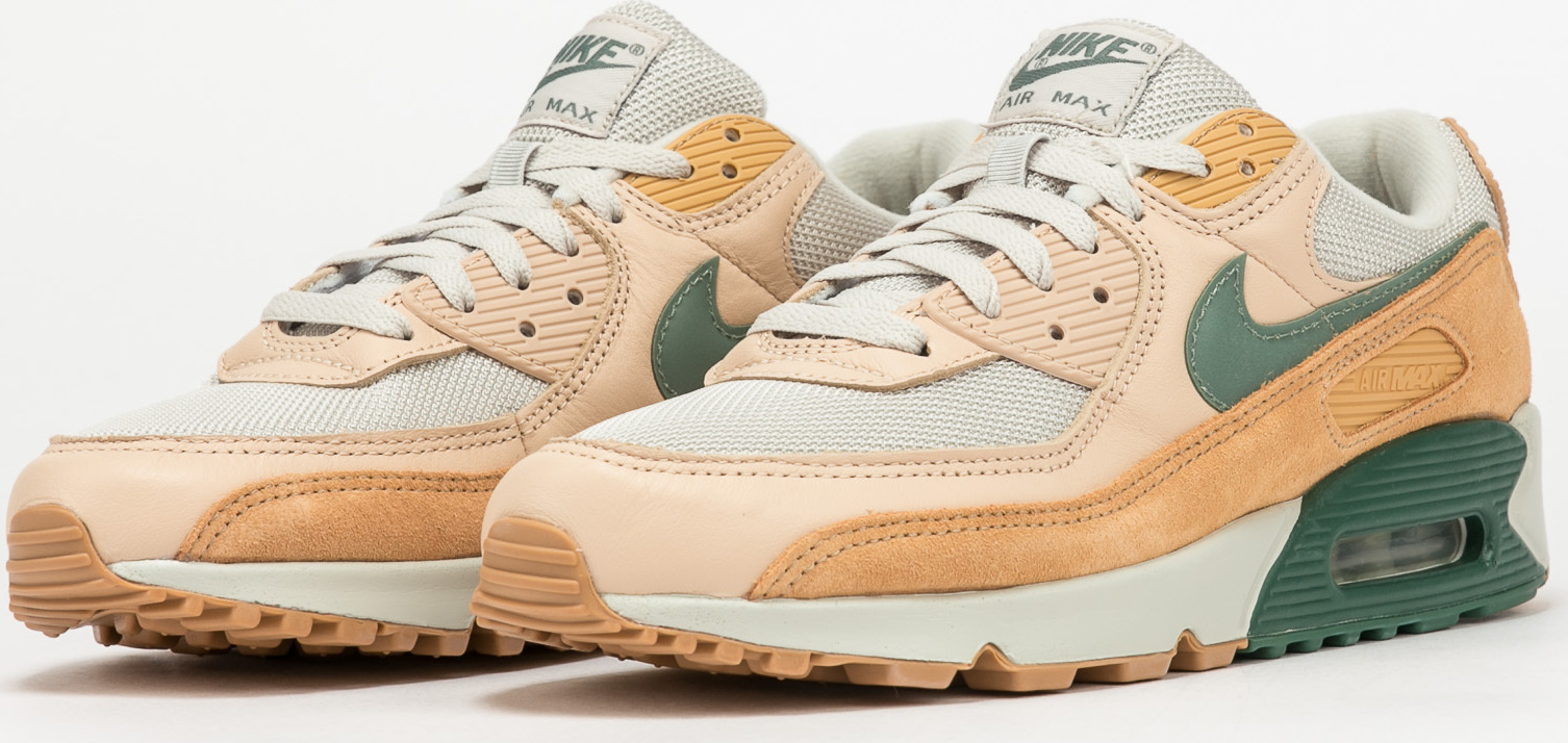 Nike Air Max 90 Premium light bone / dutch green - praline Nike