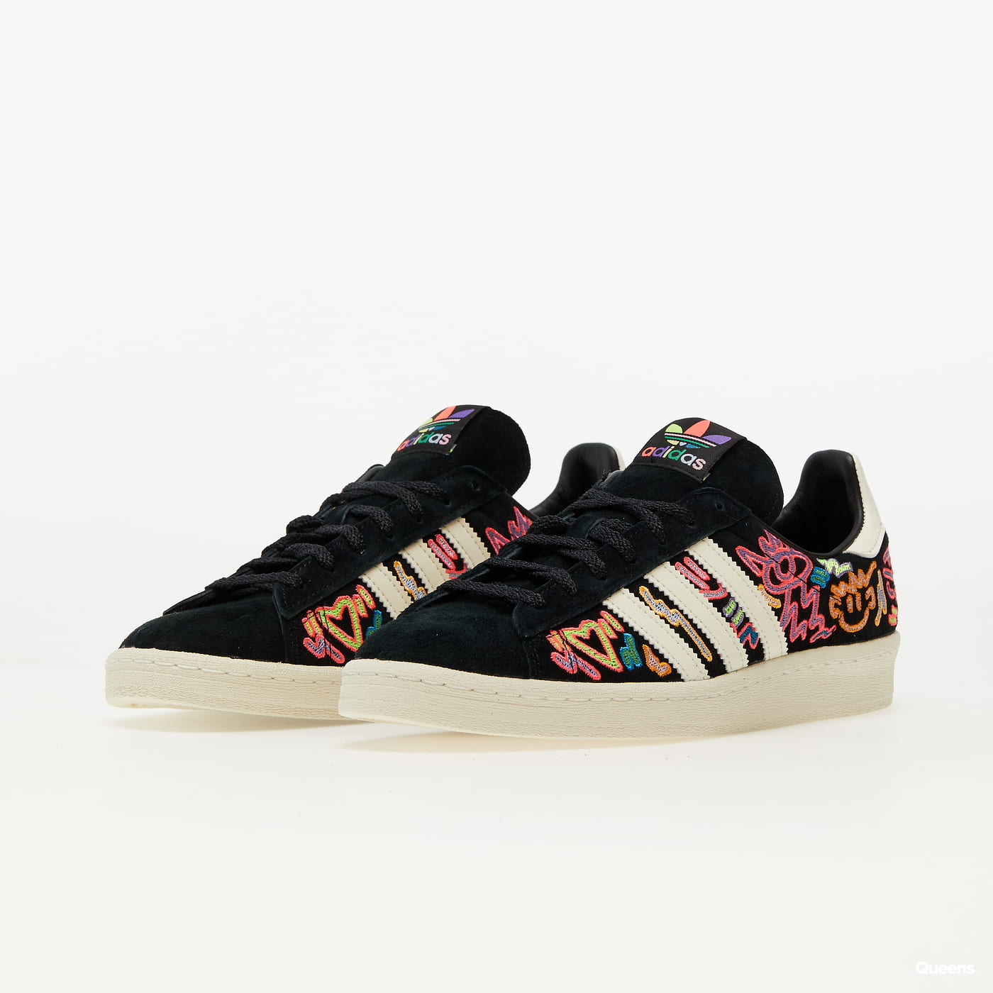 adidas Originals Campus 80S Pride off white / core black / off white adidas Originals