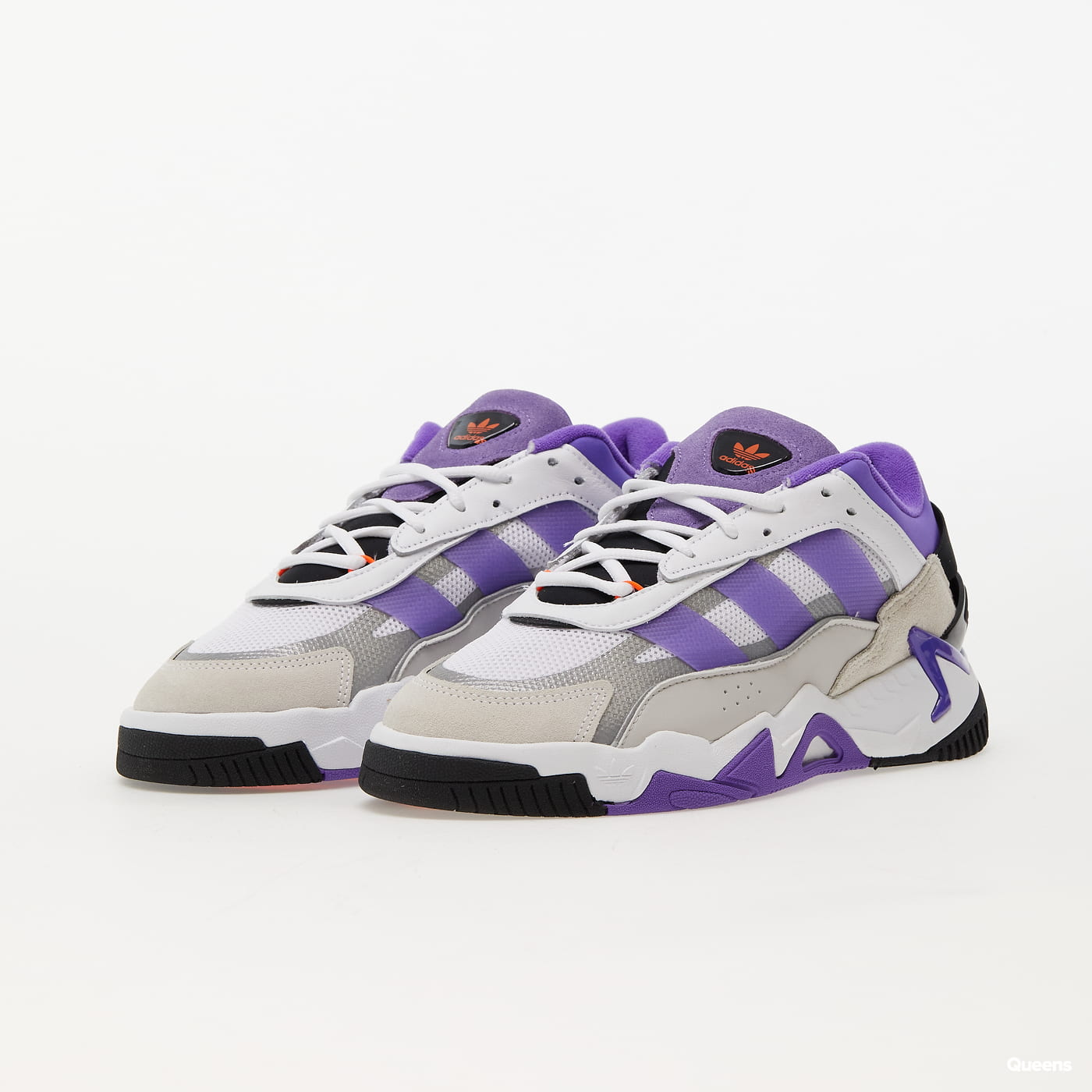 adidas Originals Niteball II Cloud White/Purple Rush/Core Black adidas Originals