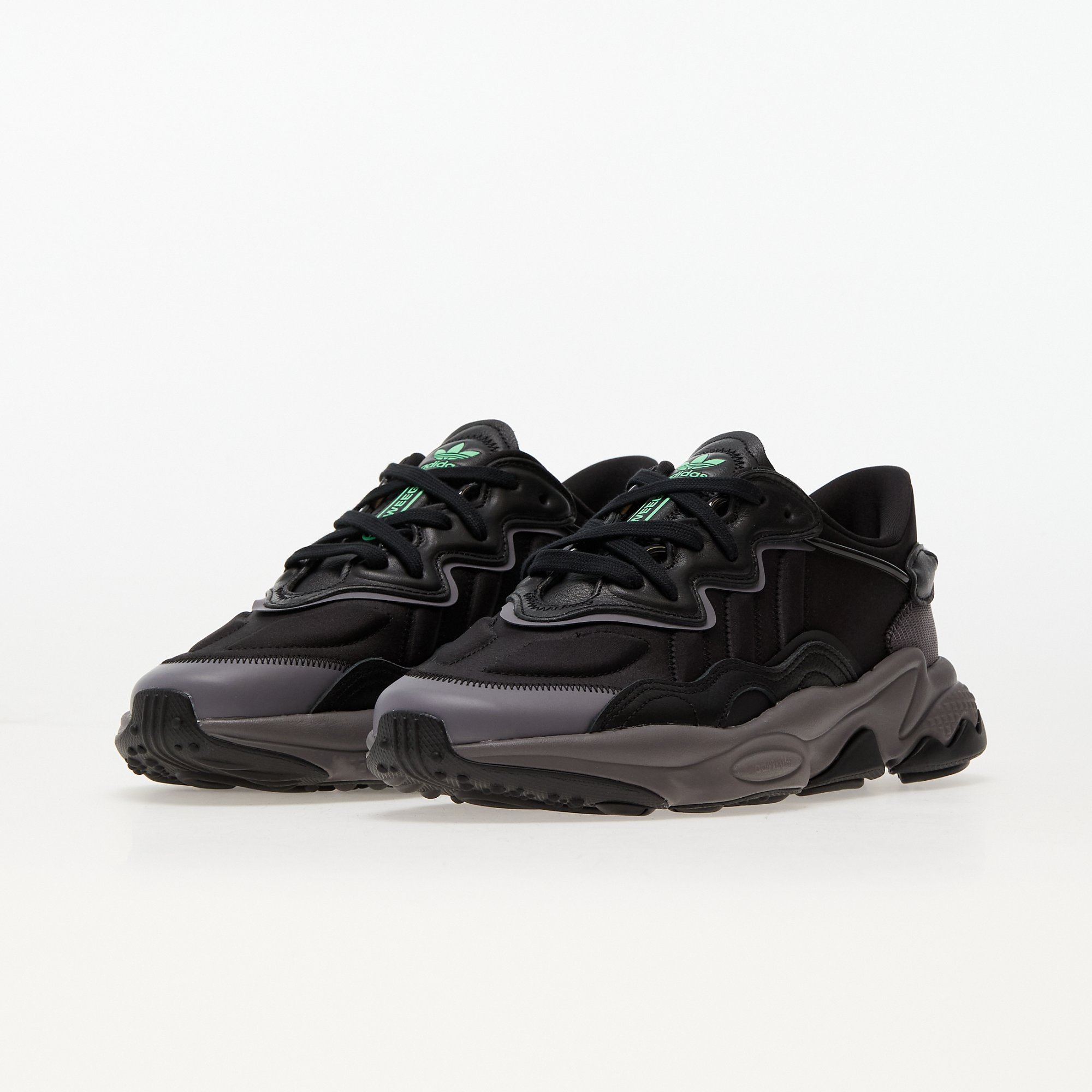 adidas Originals Ozweego core black / charcoal solid grey / screaming green adidas Originals