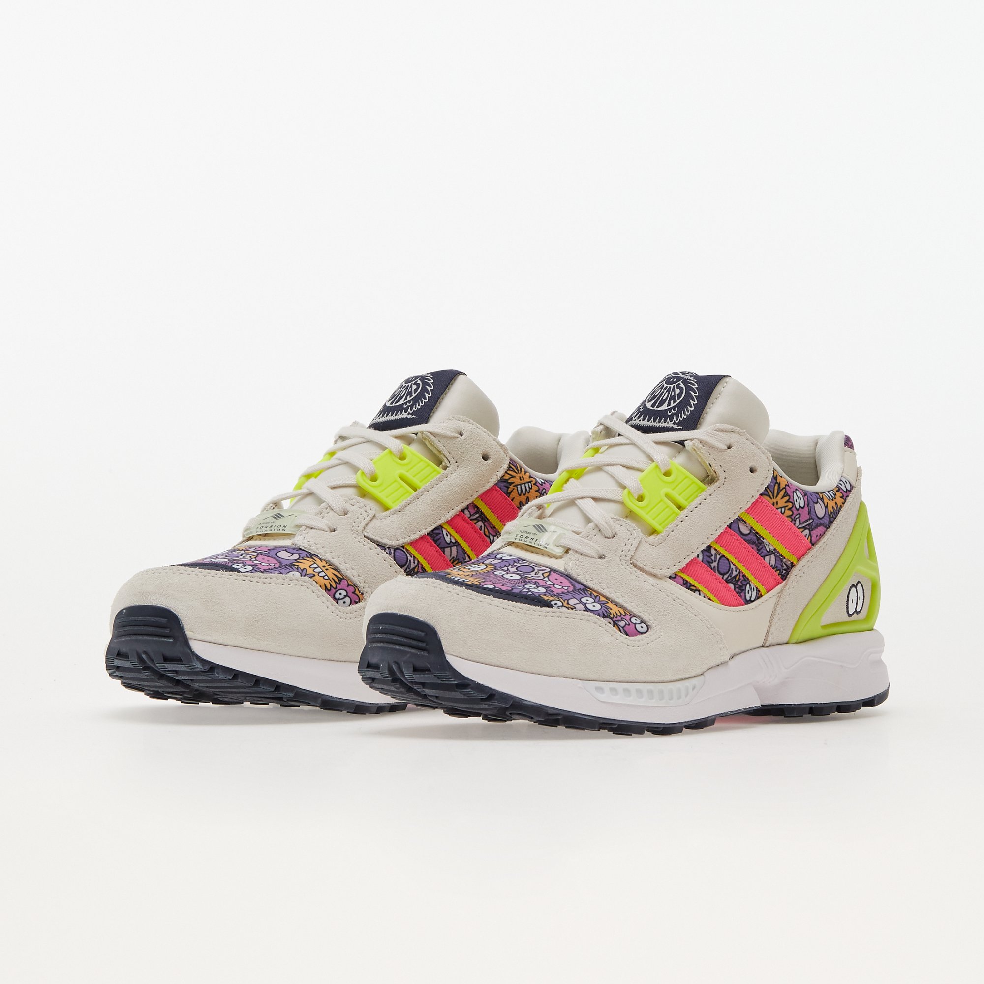 adidas Originals ZX 8000 chalk white / solar pink / team semi sol yellow adidas Originals