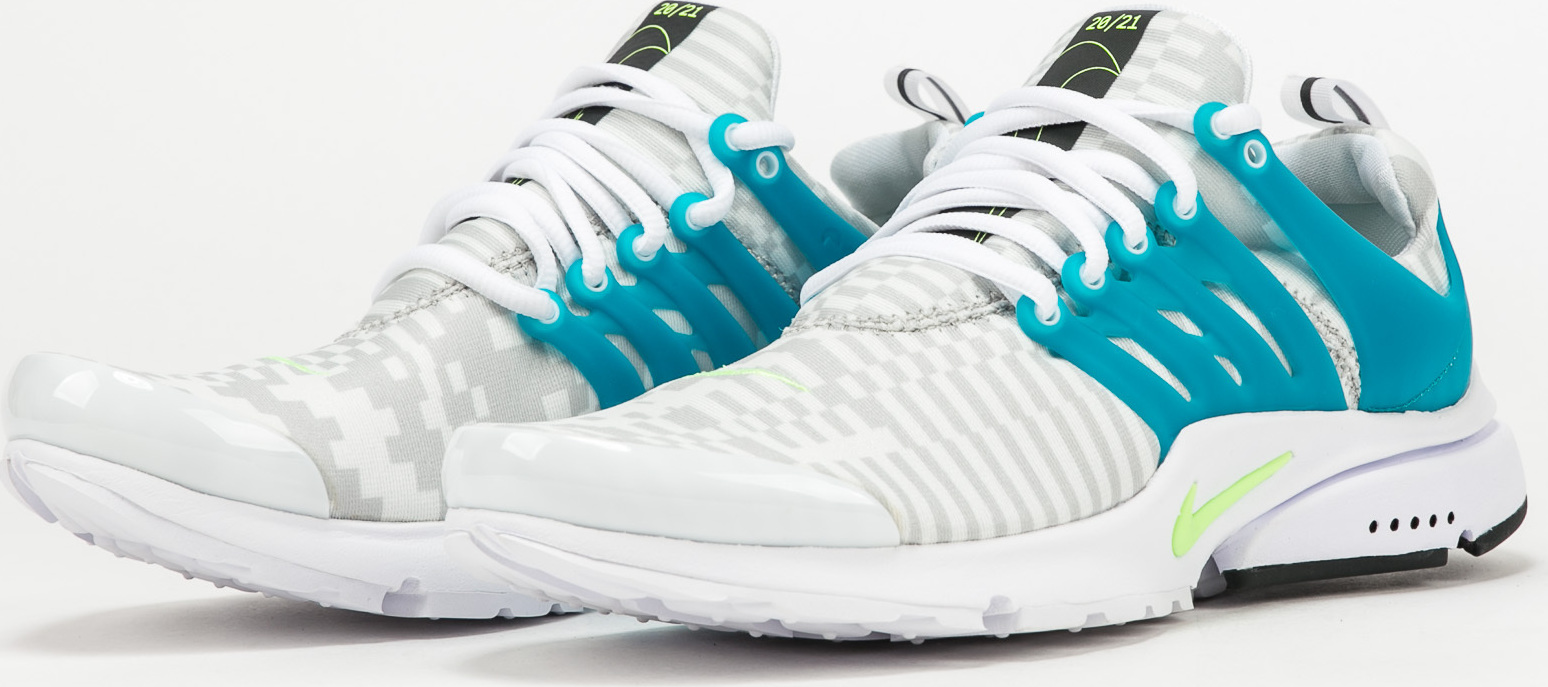 Nike Air Presto white / lime glow - aquamarine Nike