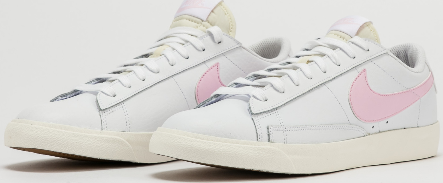 Nike Blazer Low Leather white / pink foam - sail Nike