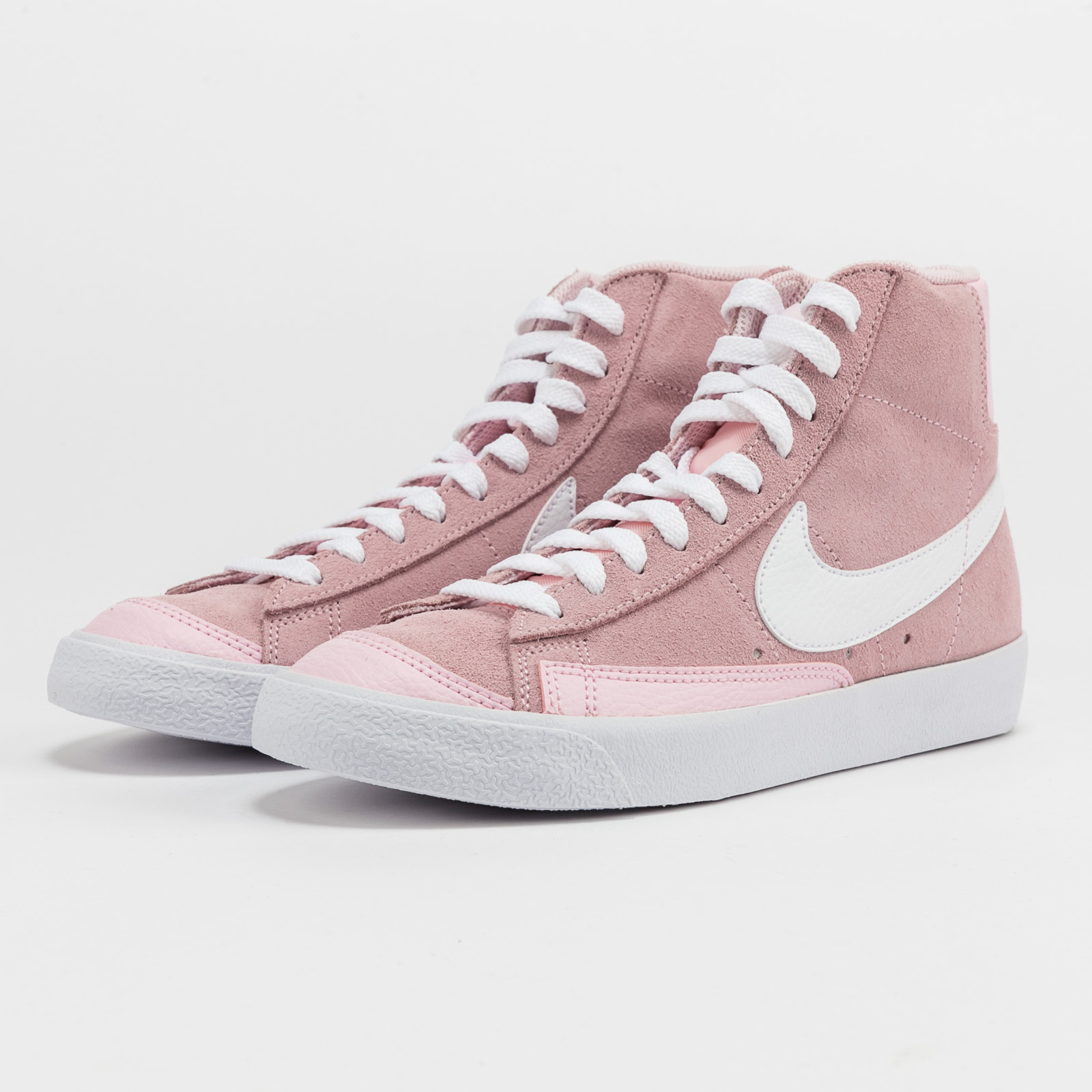 Nike WMNS Blazer Mid Vintage '77 pink foam / pink foam - white | Super ...