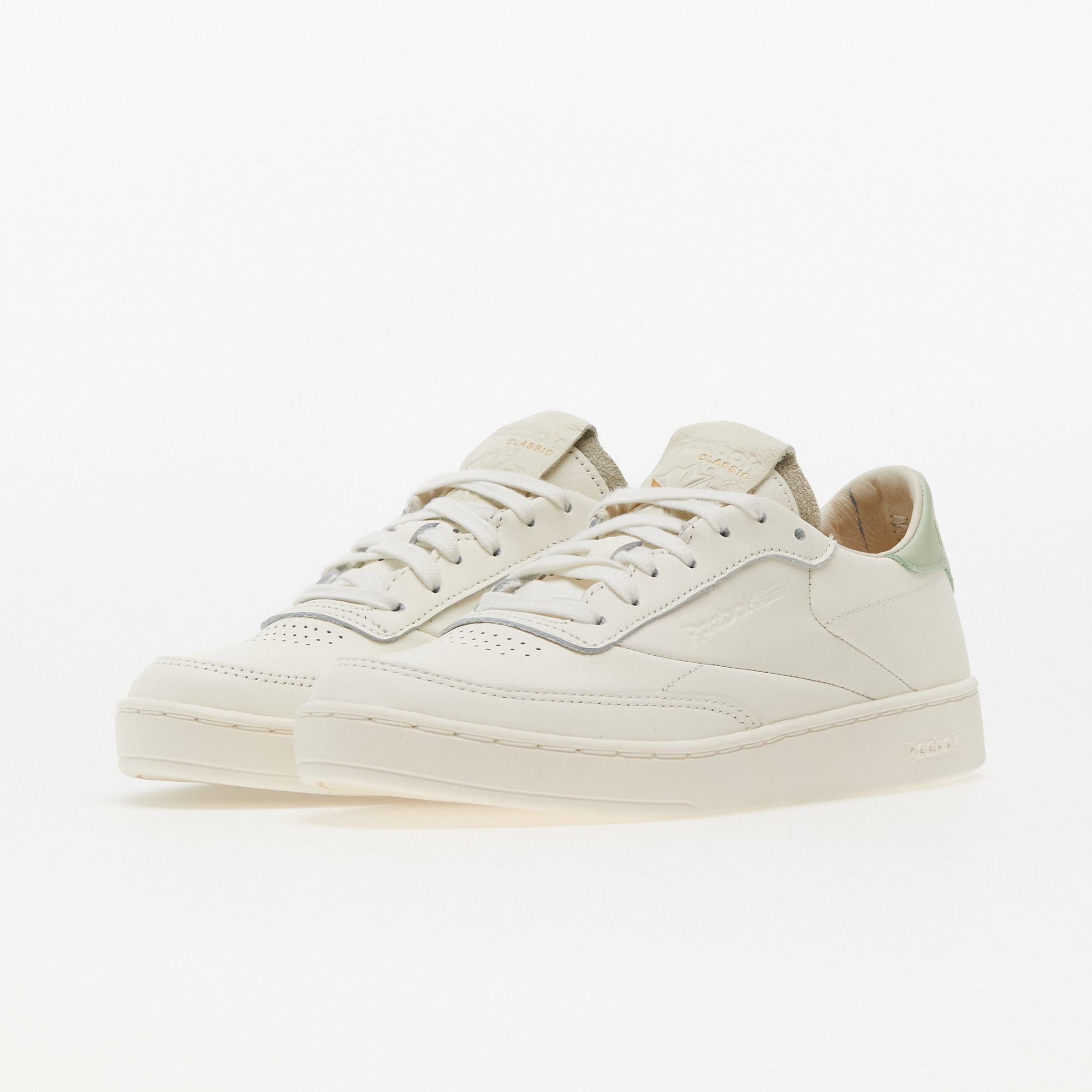 Reebok Club C Clean Shoes Chalk/Chalk/Light Sage Reebok