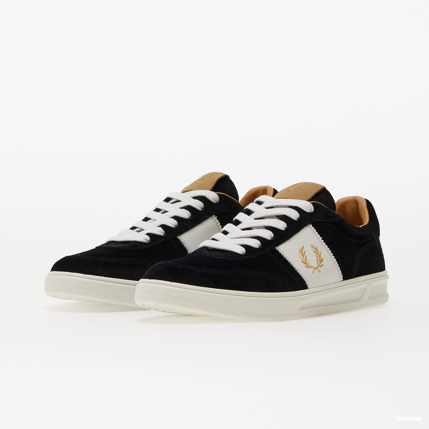 FRED PERRY B400 Suede black Fred Perry