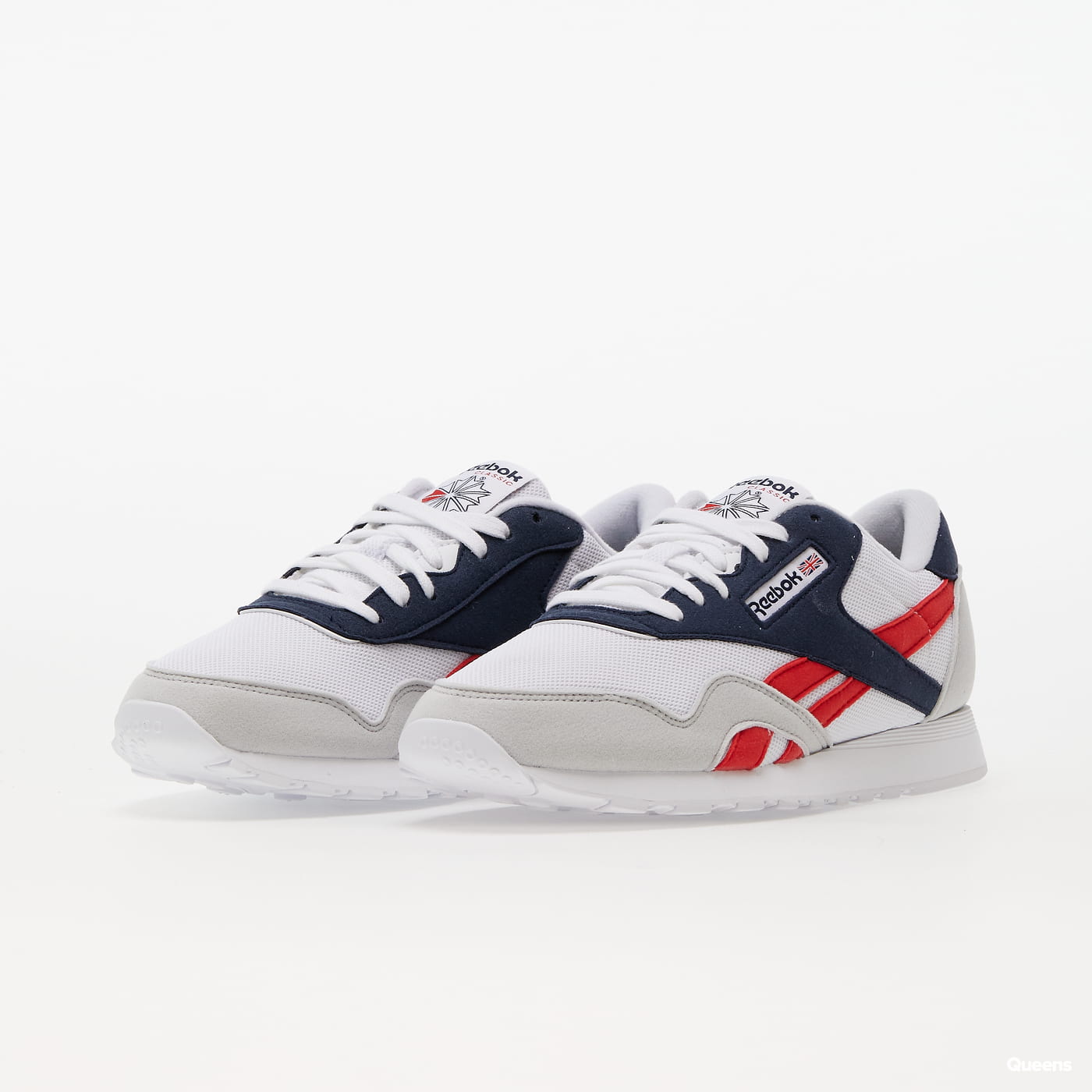 Reebok Classic Nylon White/ Vector Navy/ Primal Red Reebok