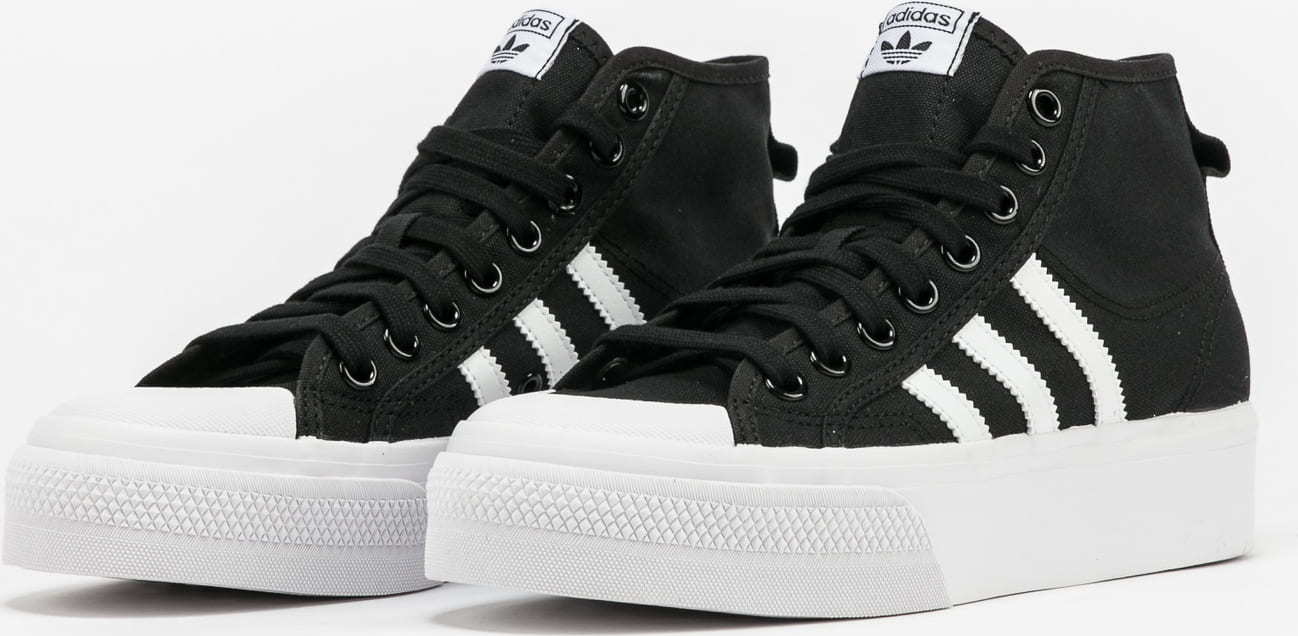 adidas Originals Nizza Platform Mid W clback / ftwwht / ftwwht adidas Originals