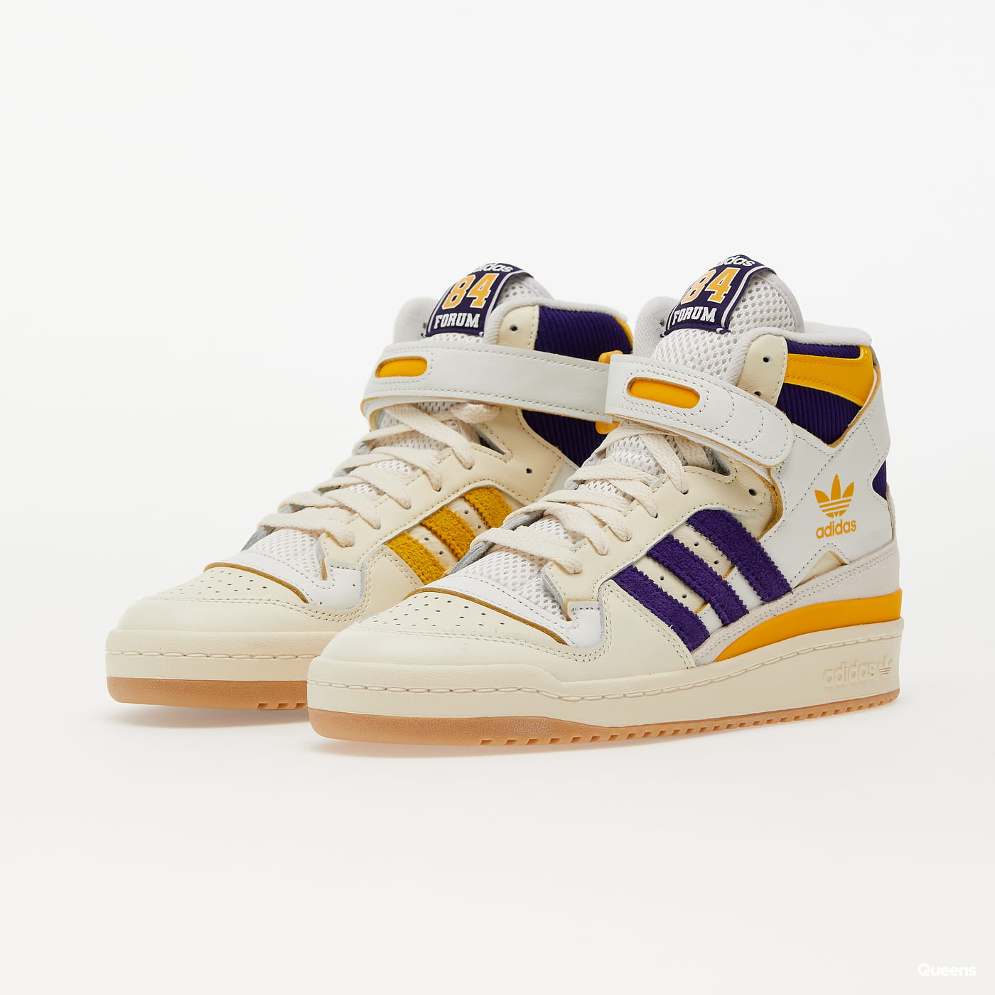 adidas Originals Forum 84 High Cream White/Collegiate Purple/Collegiate Gold adidas Originals