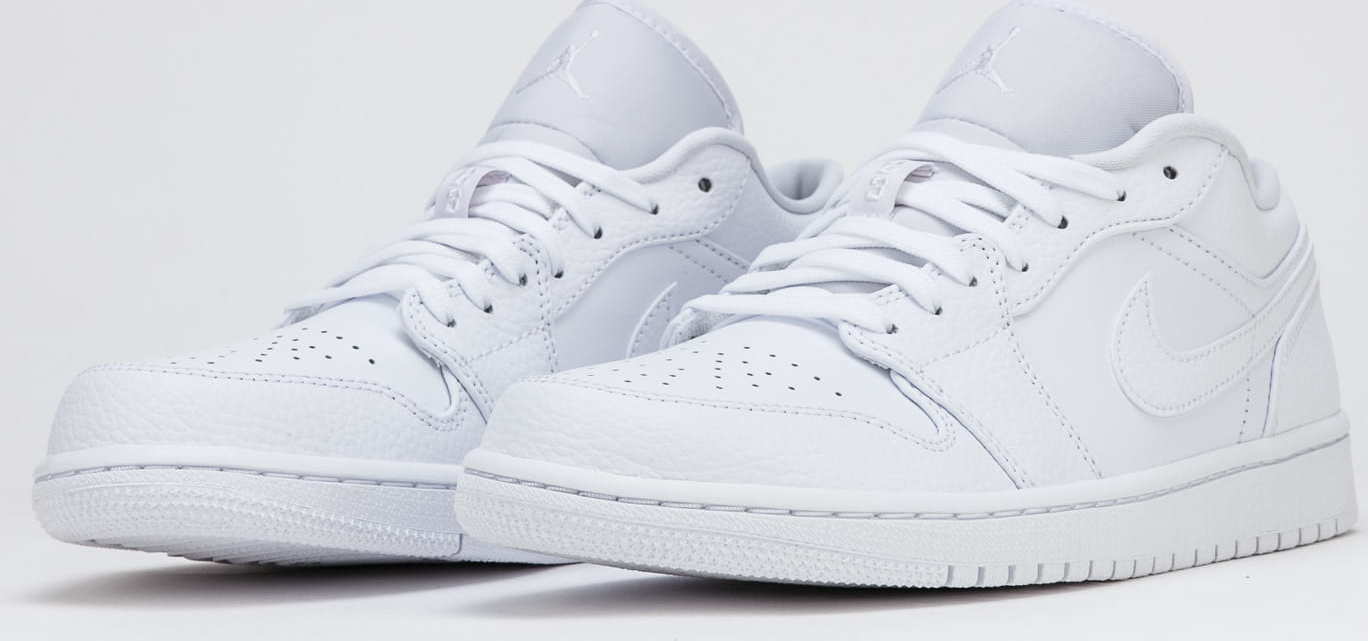 Jordan Air Jordan 1 Low white / white - white Jordan