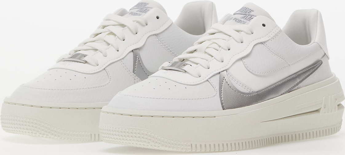 Nike Air Force 1 PLT.AF.ORM Summit White/ Metallic Silver Nike