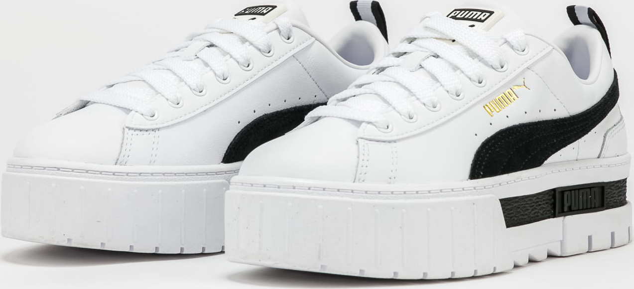 Puma Mayze Leather Wn's puma white - puma black Puma