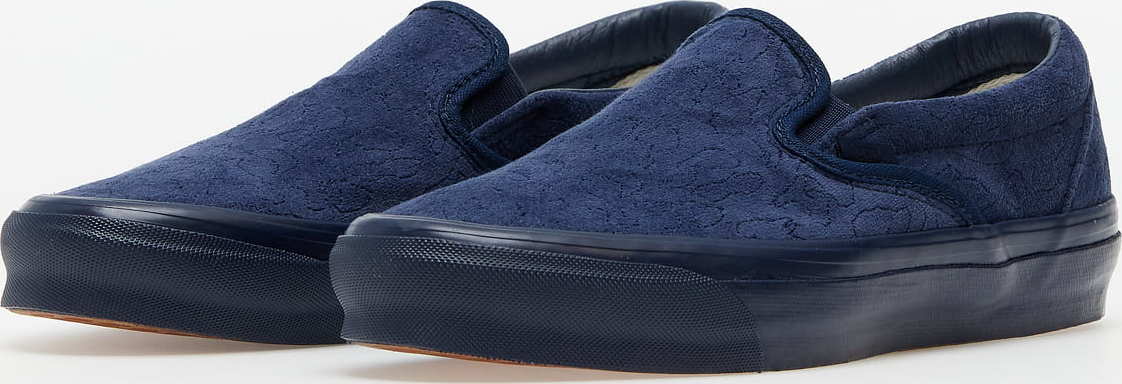 Vans OG Classic Slip-On (Velvet Embroidery) Navy/ Black Vans