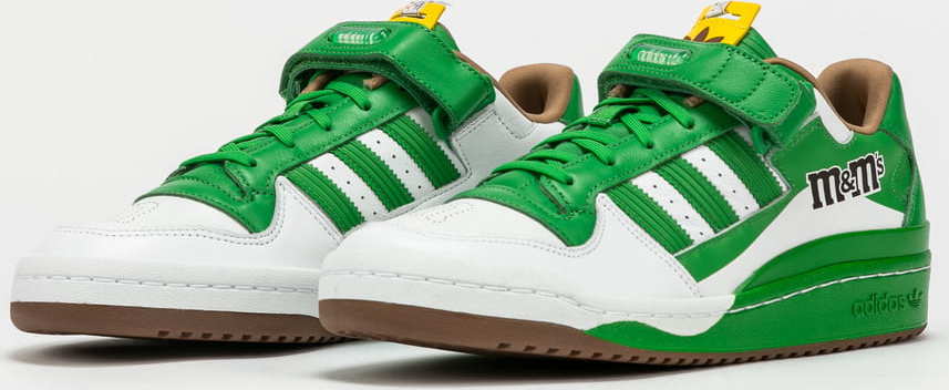 adidas Originals M&Ms - Forum LO 84 green / ftwwht / eqtyel adidas Originals