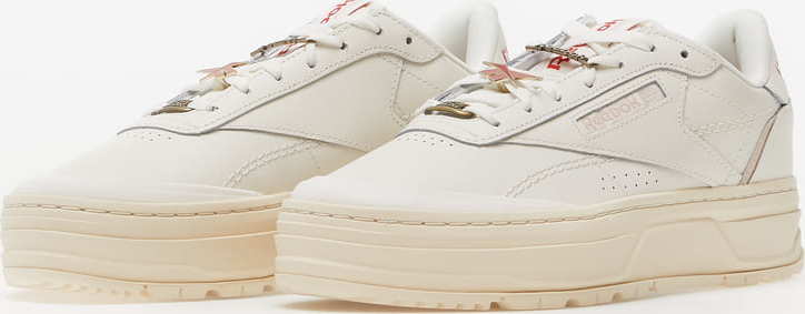 Reebok Club C Double Geo Shoes Chalk/Alabaster/Soft Ecru Reebok