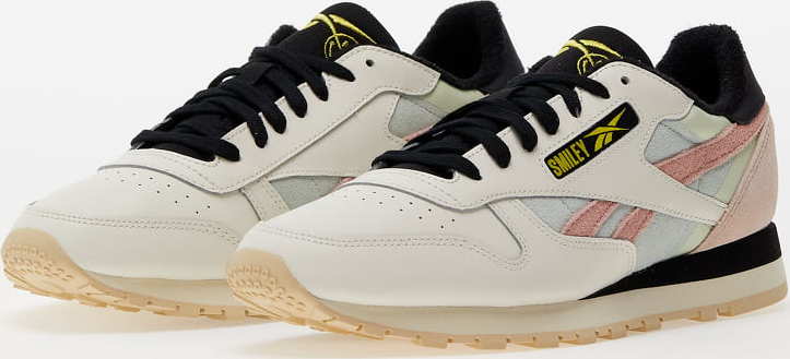 Reebok x Smiley Classic Leather Core Black/Cream White/Stinger Yellow Reebok