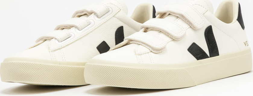 VEJA Recife Logo Chromefree Leather extra - white_black Veja